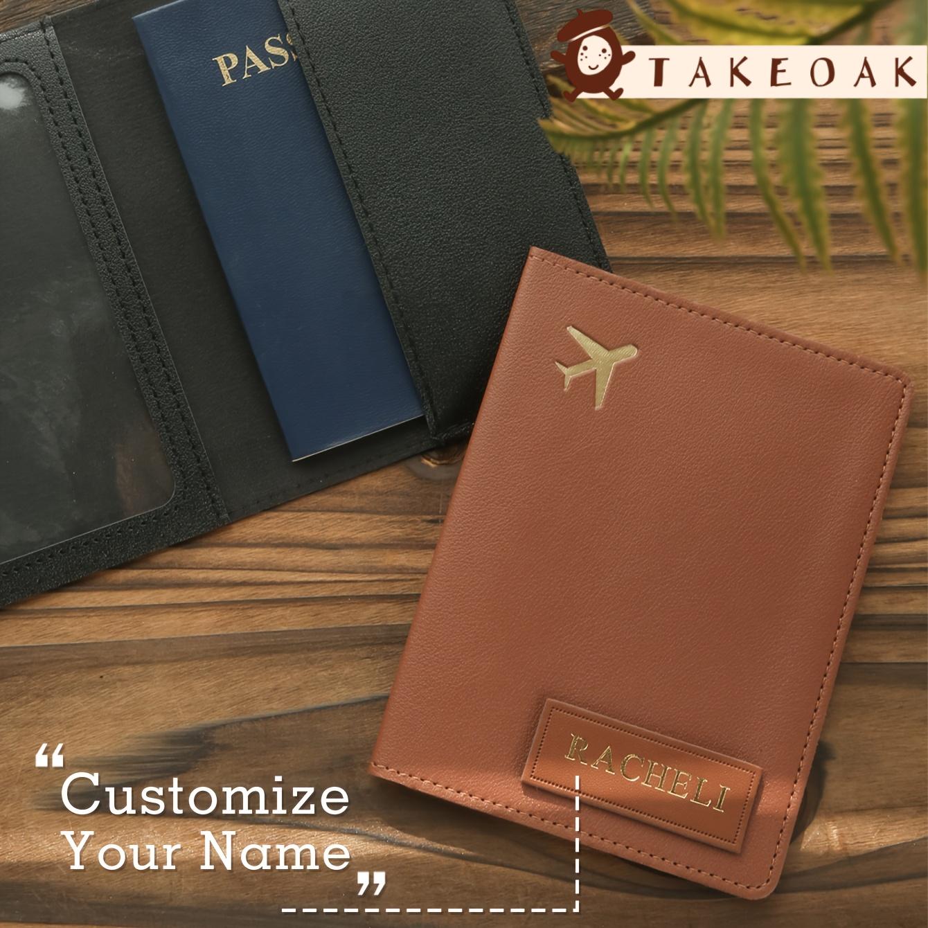 Travel Accessories Overseas - Housse de passeport personnalisée avec estampage