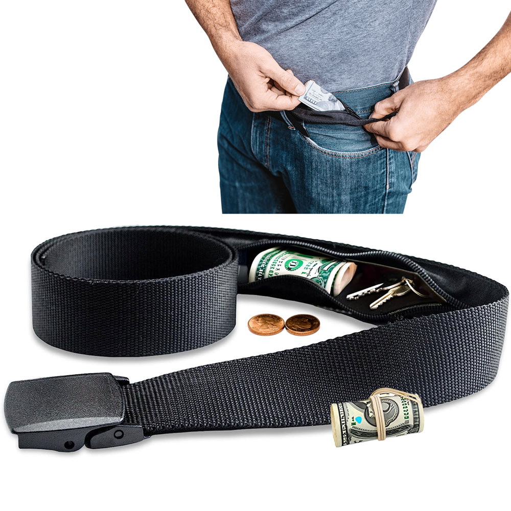 Money Belt Hidden - Sac banane de voyage antivol de