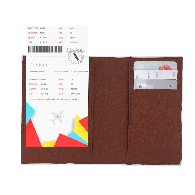 Porte-passeport en cuir avec m - Travel Accessories Overseas avis et prix