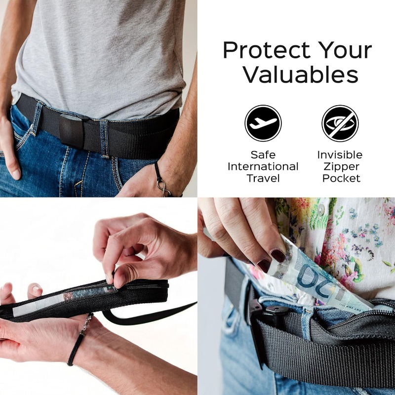 Ceinture de sécurité de voyage - Money Belt Hidden avis et prix