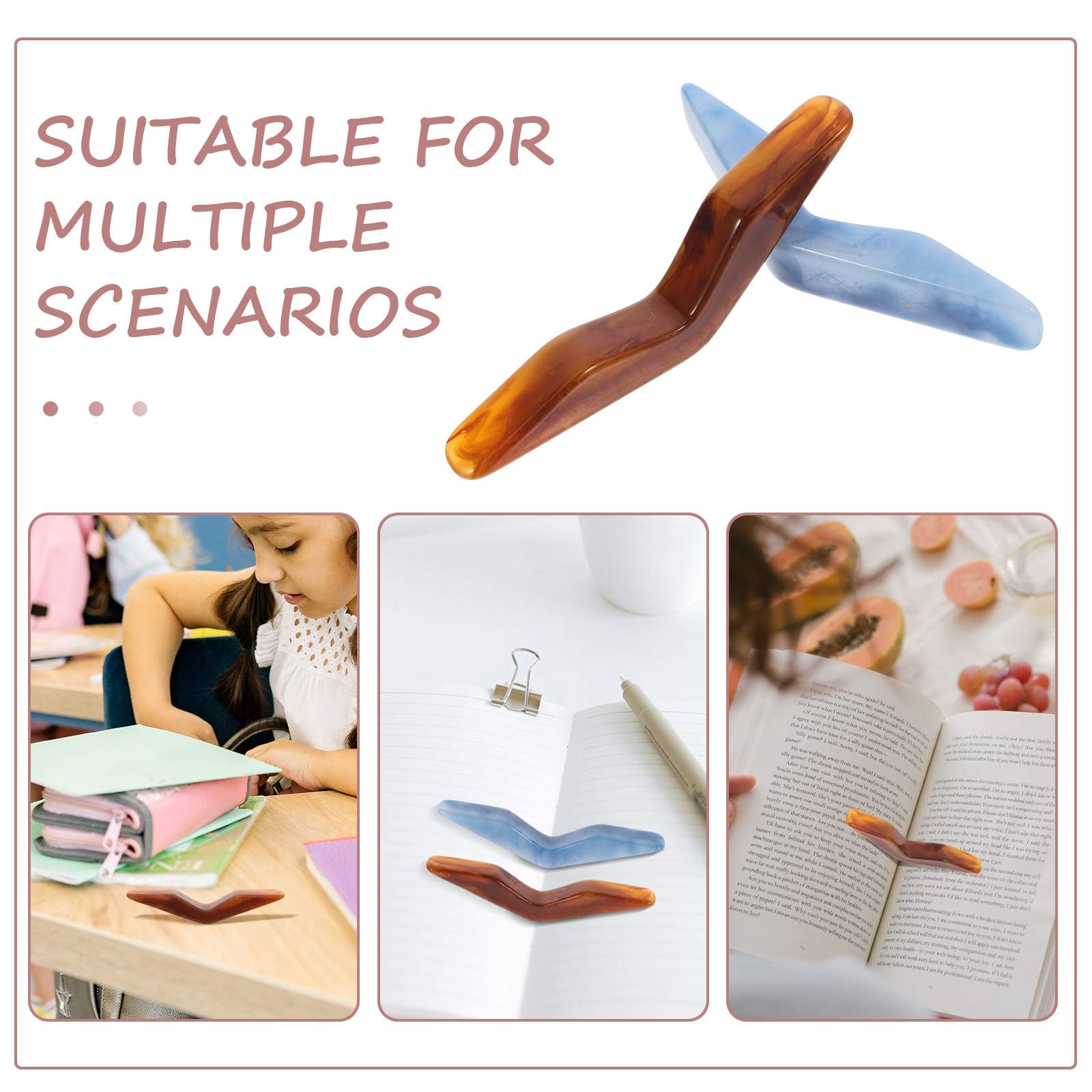 2 pièces de marque-pages en ré - Travel Reading Accessories avis et prix