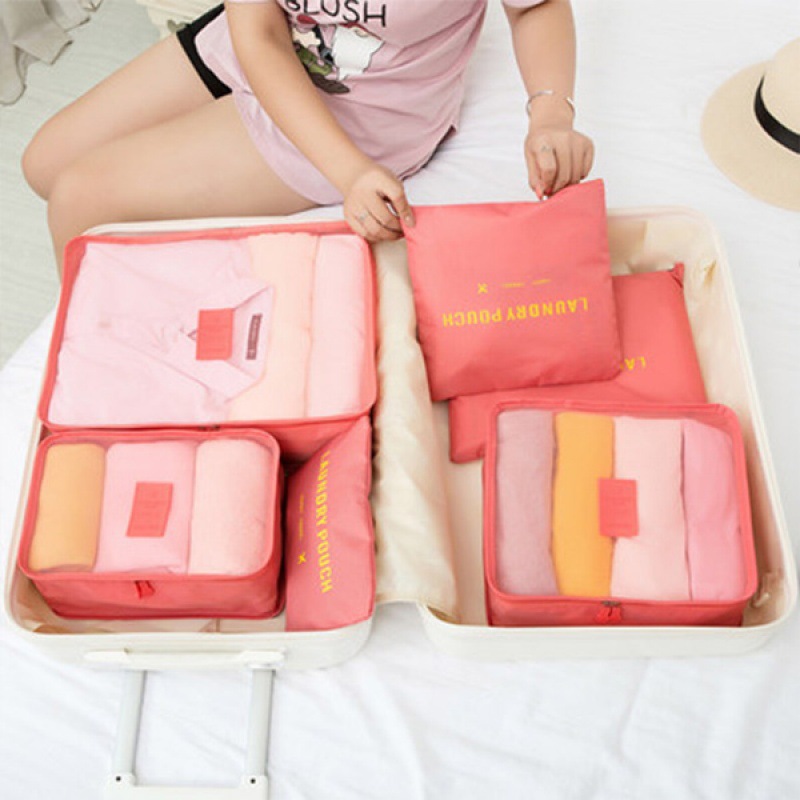 6 pièces/ensemble sacs de rang - Travel Ziplock Bags avis et prix