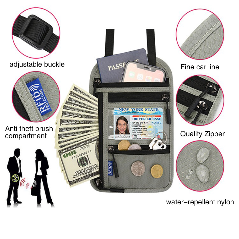 Sac de cou RFID pour voyage à  - Travel Accessories Overseas avis et prix
